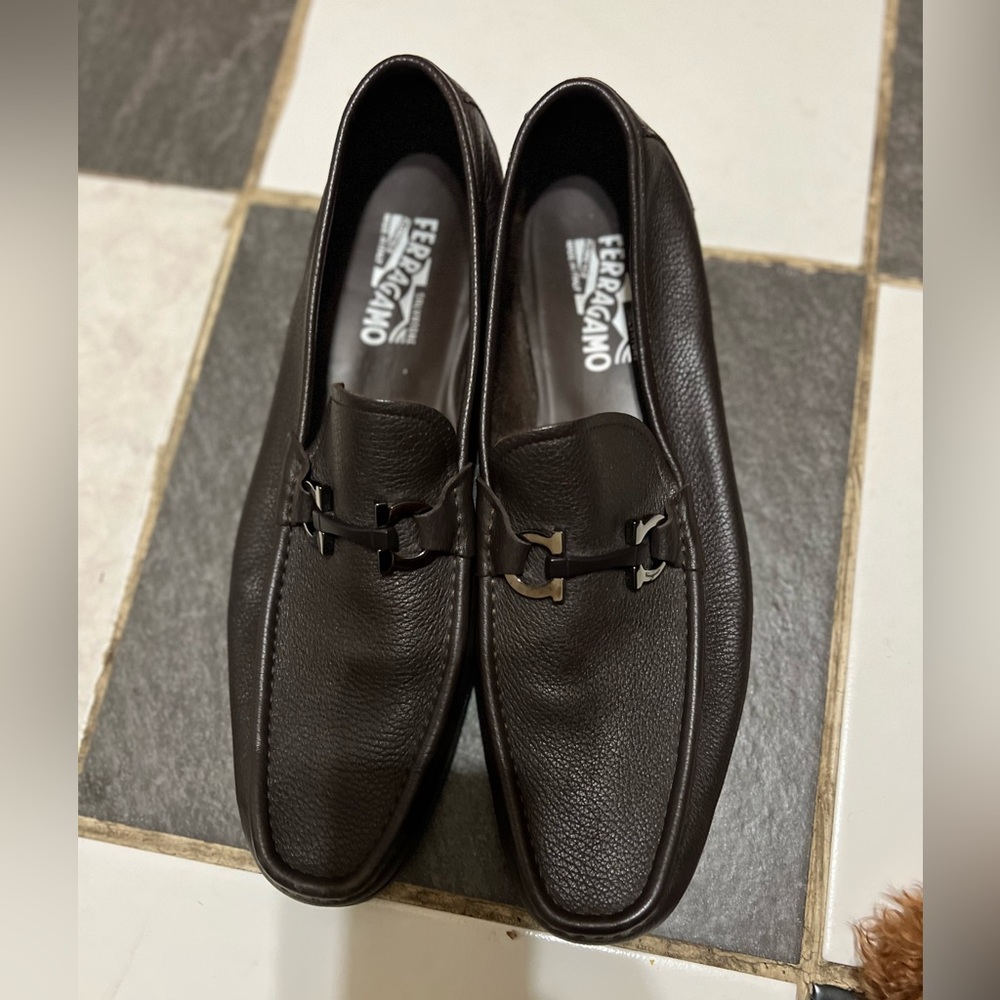 Ferragamo loafers like new